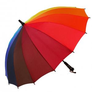 Straight rod umbrella