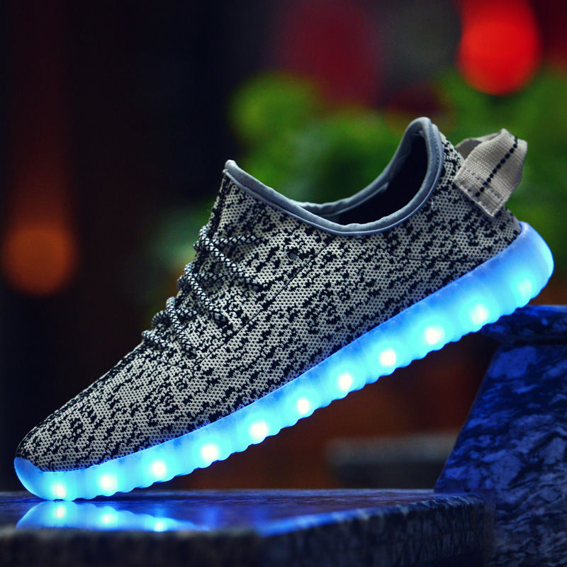 Galaxy LED Shoes Light Up USB Charging High Top