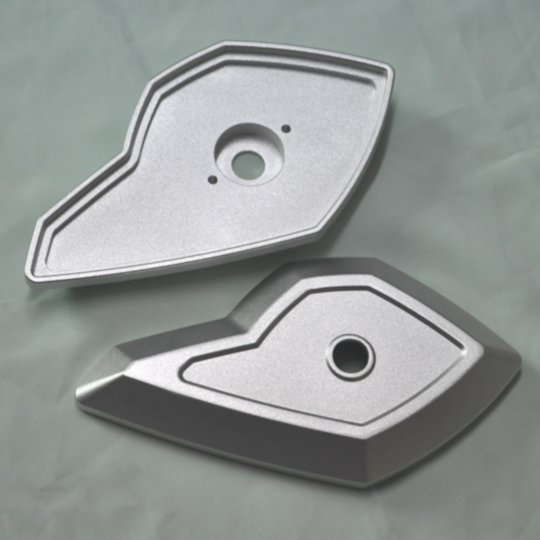 Custom laser cutting aluminum metal plate